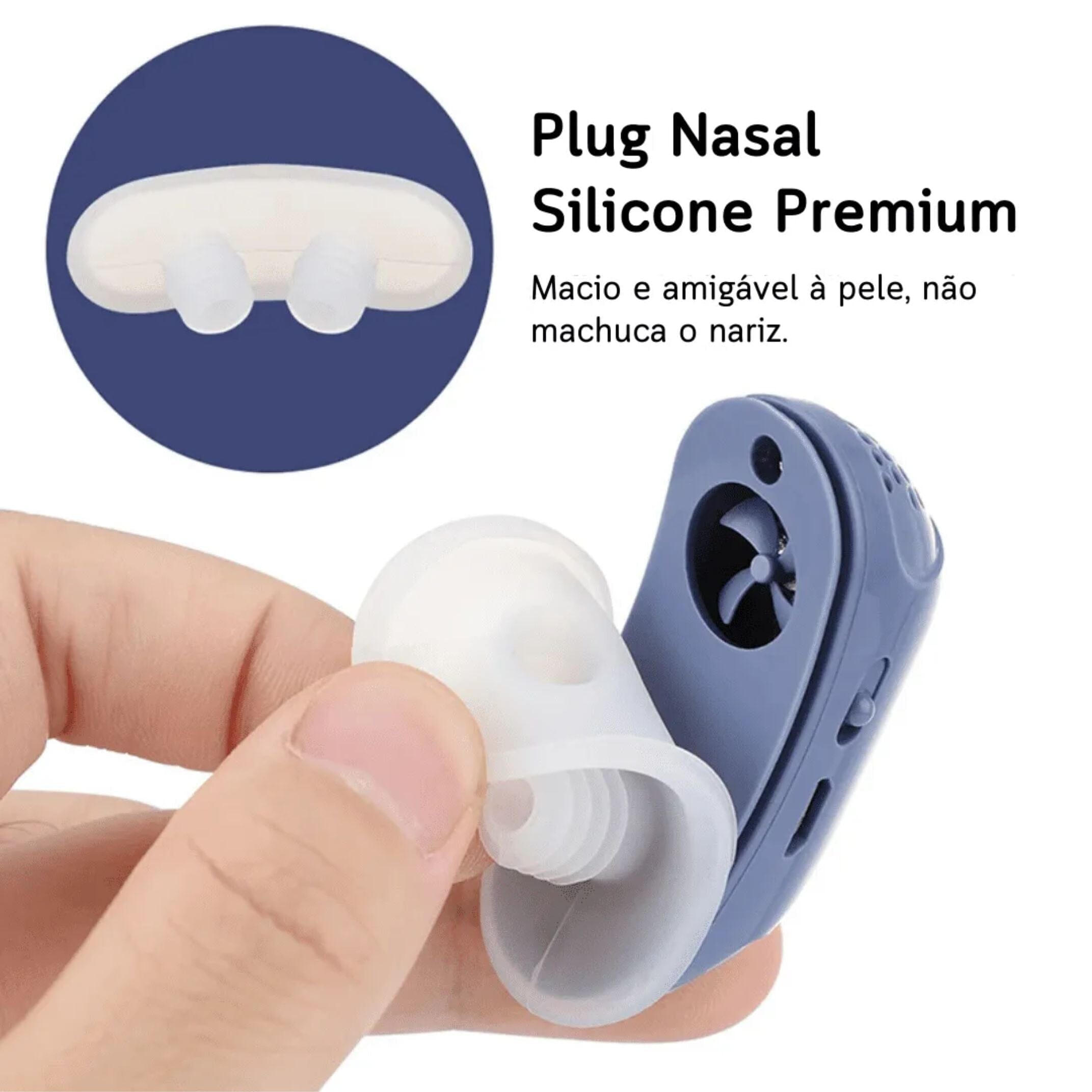 Dispositivo Anti Ronco Eletrônico Mini CPAP - SleepMax©